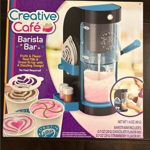 Barista Bar - Blue and Black